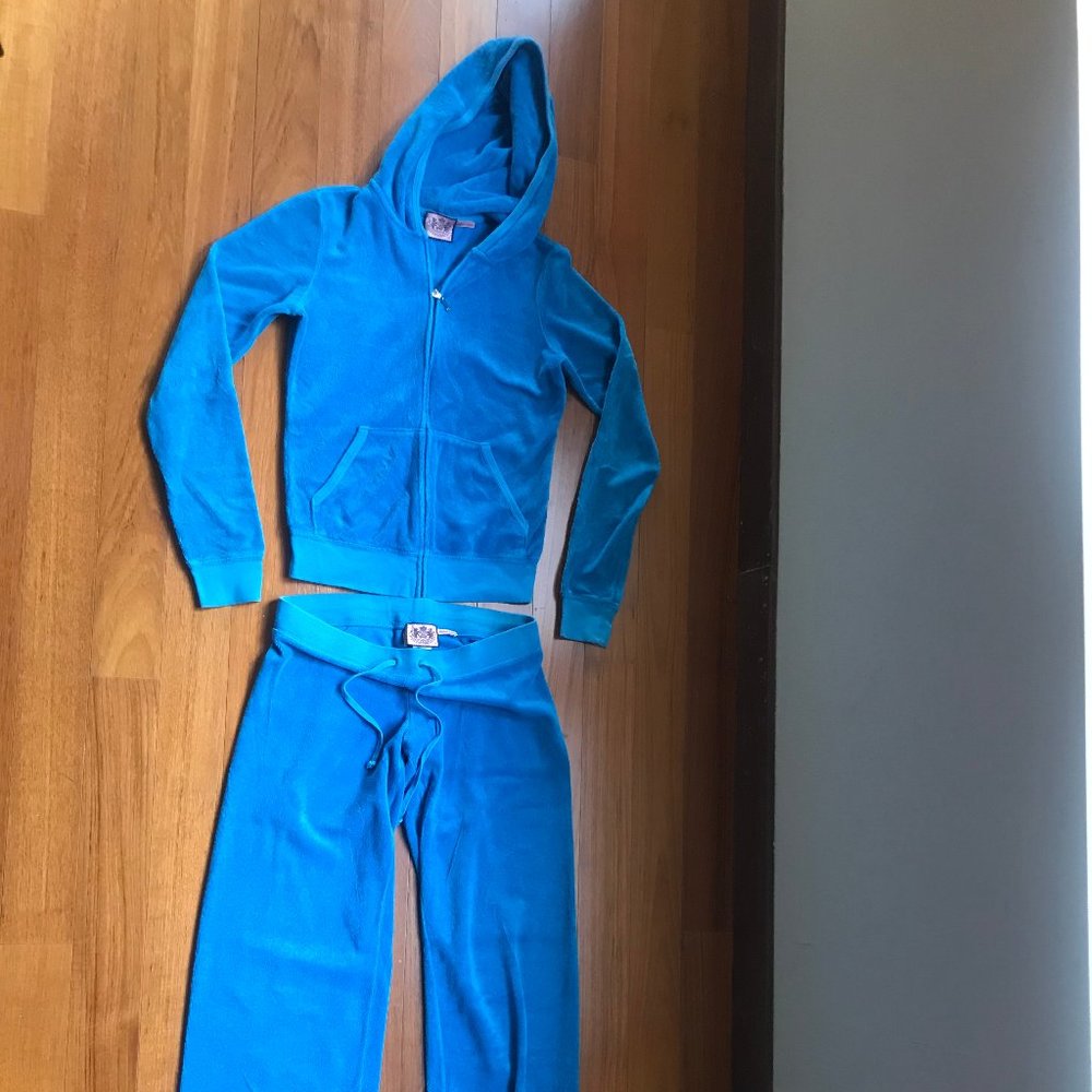 Juicy Coutrure Tracksuit Bright Blue Small-Petite